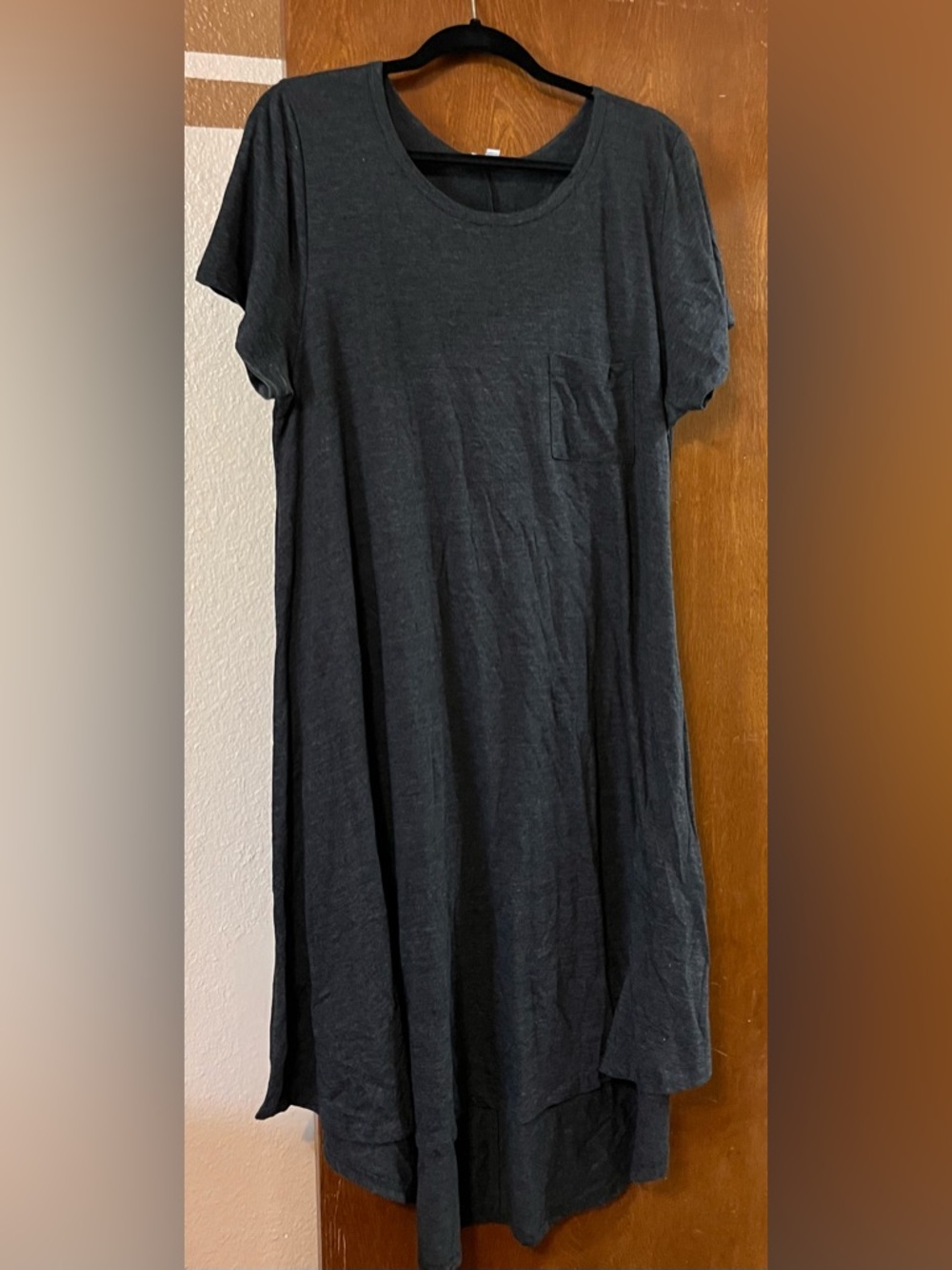 LuLaRoe Carly Black Crewneck Dress